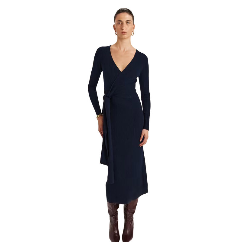 SABA Elle Wrap Knit Dress image number 0